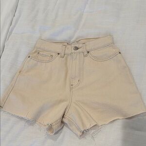 BDG Cream Women’s Denim Shorts